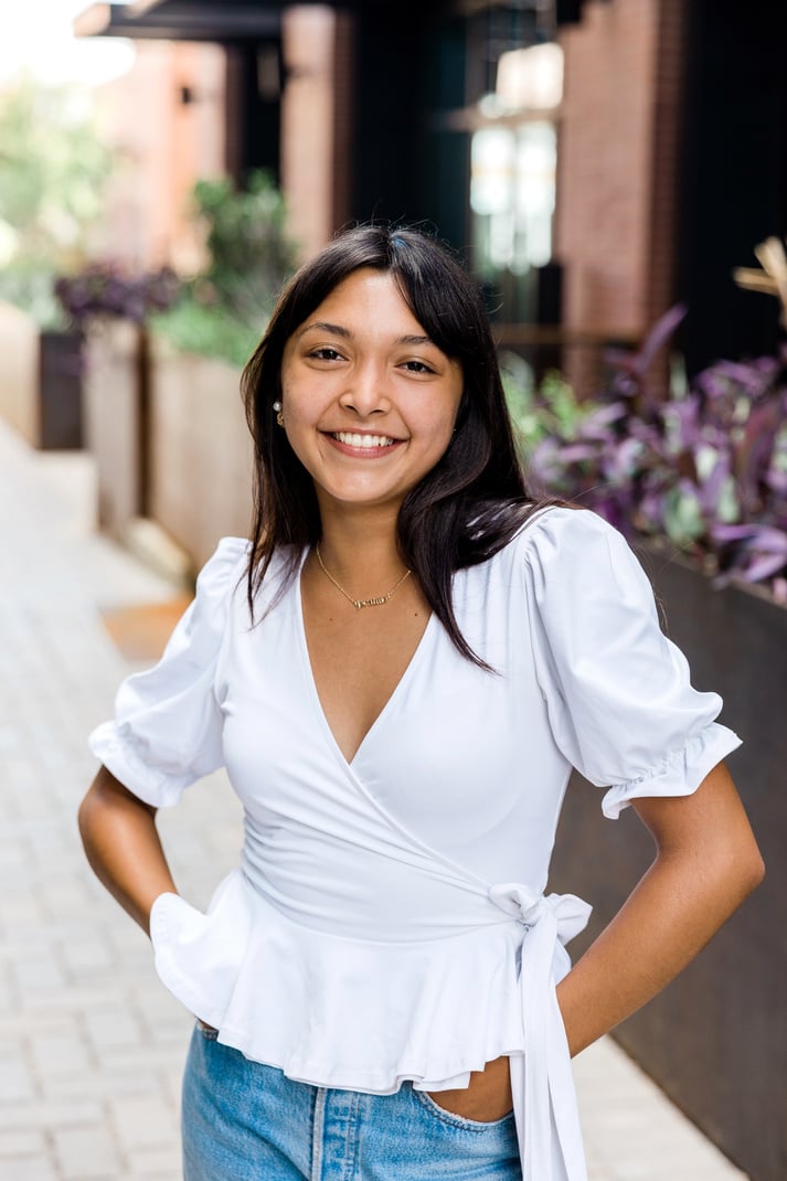 Portrait of Young Woman Outdoors